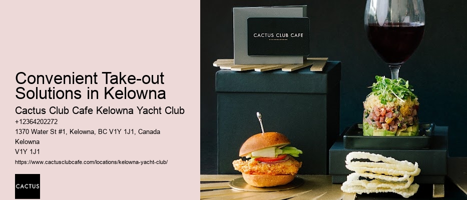 Kelowna's culinary delights await