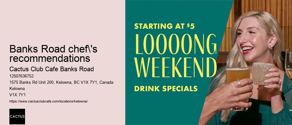 Cactus Club Cafe happy hour menu