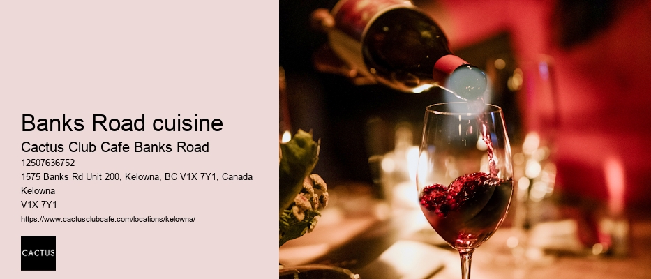 Kelowna restaurant with extensive wine list