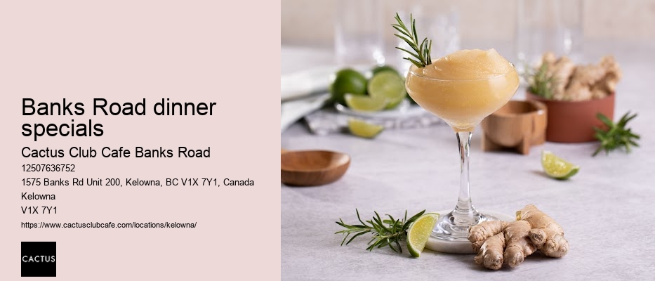 Kelowna restaurant with diverse menu options