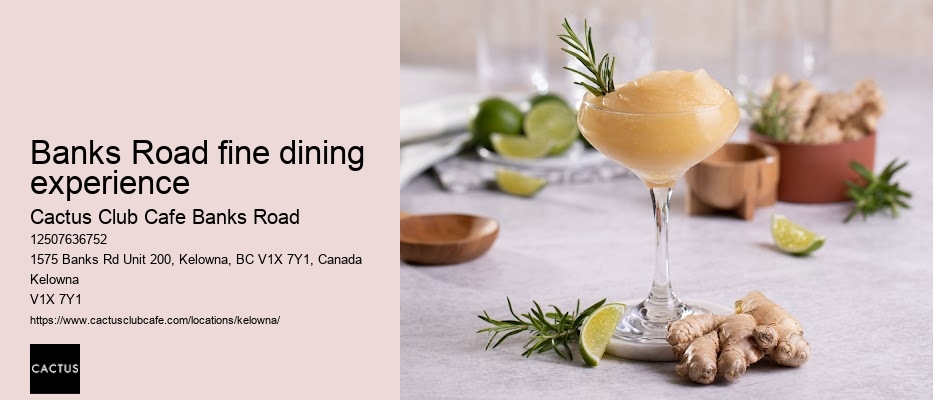 Banks Road cocktail hour