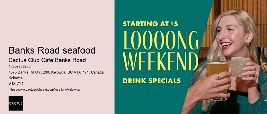 Kelowna restaurant with cocktail tasting flights