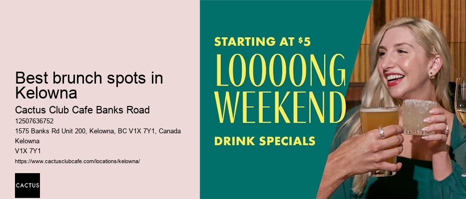 Award-winning cuisine in Kelowna