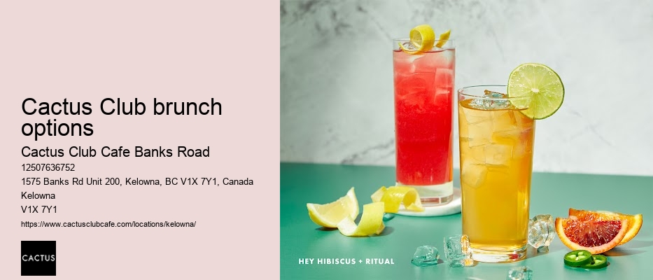 Kelowna restaurant with chef's specials