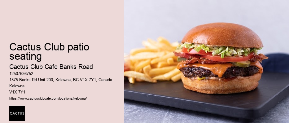 Kelowna restaurant with culinary artistry