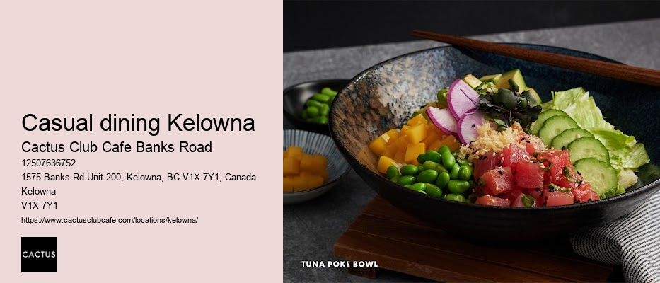 Kelowna restaurant with gourmet pizzas