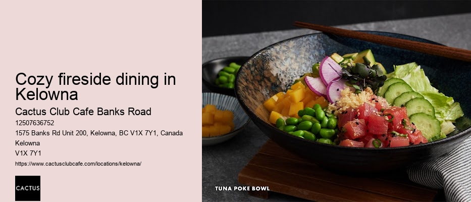 Kelowna restaurant with innovative culinary techniques