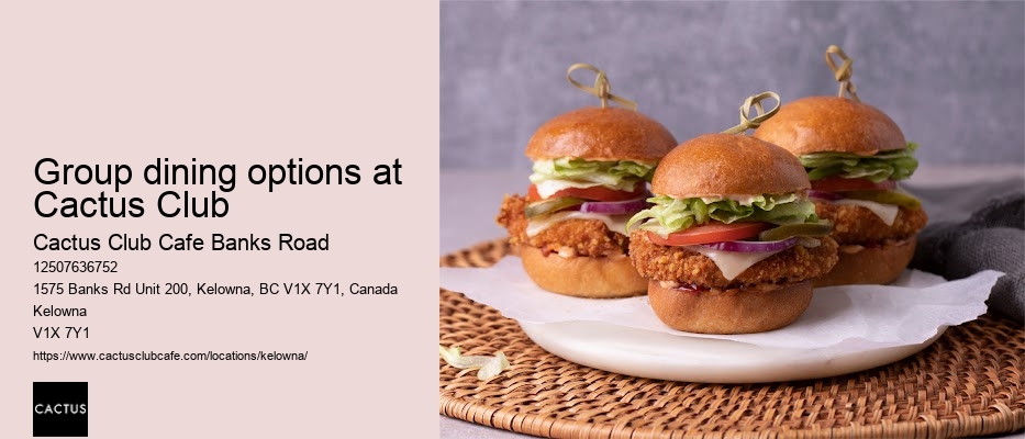 Kelowna restaurant with takeout options
