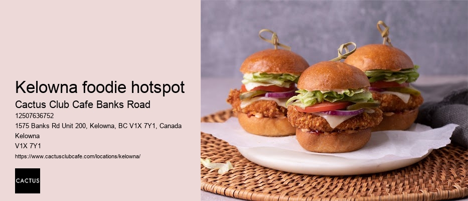 Cactus Club Cafe Banks Road reservation policy details