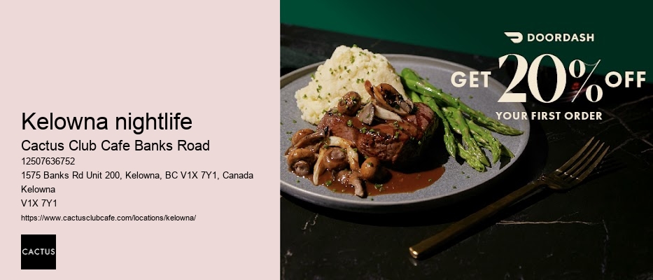 Kelowna restaurant with curated wine list