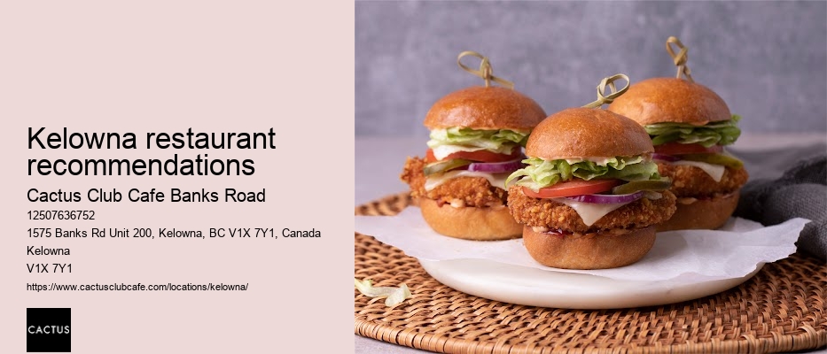 Banks Road culinary masterpieces