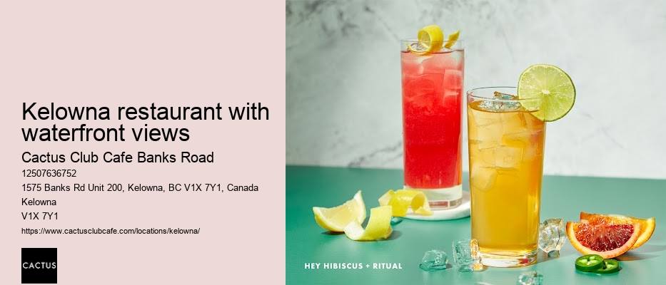 Cactus Club Cafe Banks Road dine-in experience