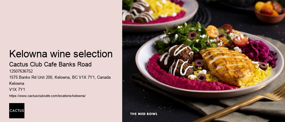 Kelowna restaurant with happy hour deals