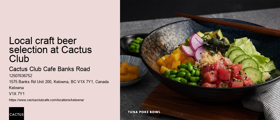 Kelowna restaurant with culinary events