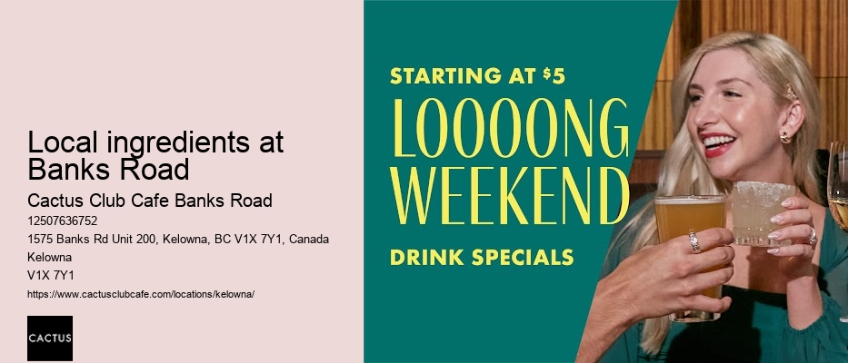 Cactus Club weekday specials
