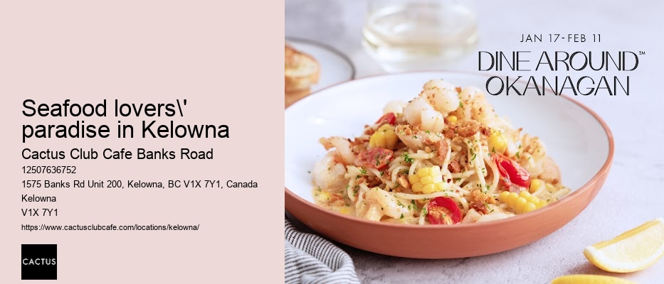Cactus Club Cafe menu