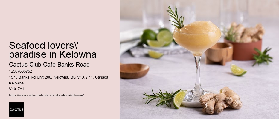 Family-friendly dining in Kelowna