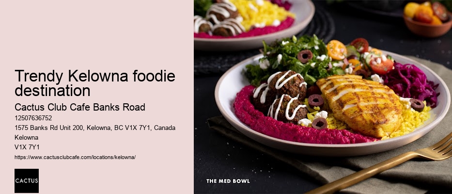 Cactus Club Cafe Banks Road reservations online