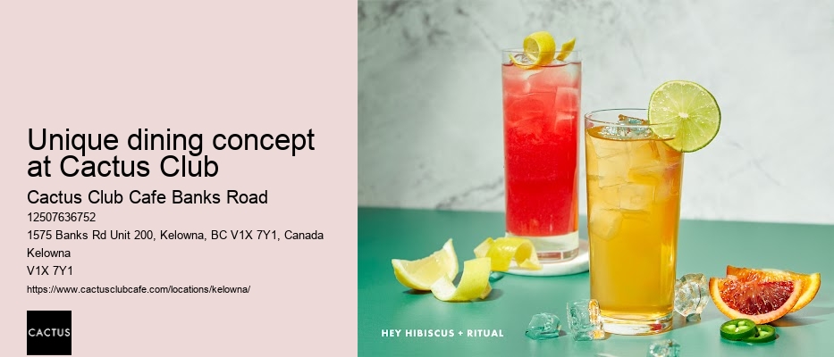 Cactus Club Cafe Banks Road reservation policy details